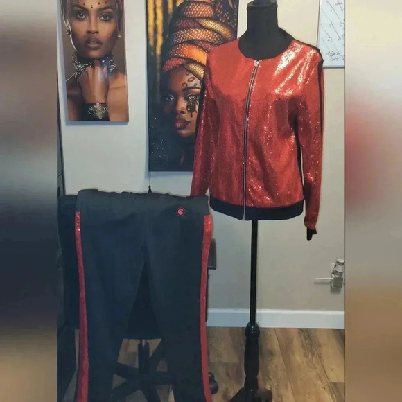 Sequence Two-piece Jacket And Pants Set New. Size Small . New - Picture 5 of 12